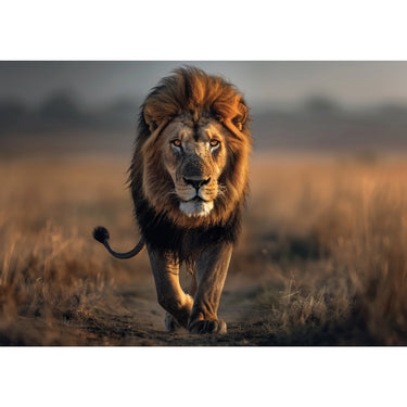 Large Lion Painting